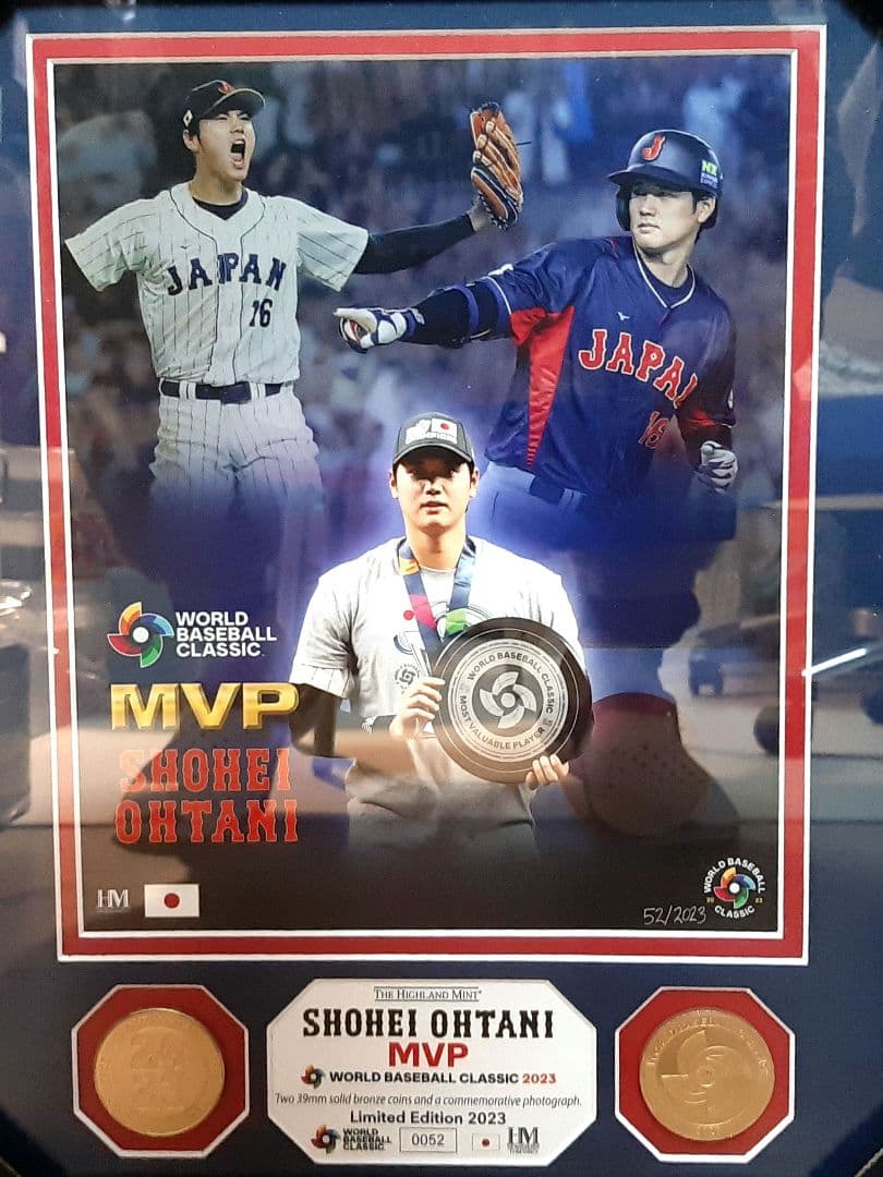 【限定2023個】大谷翔平・2023WBC・MVP／ダブルフォトミント②