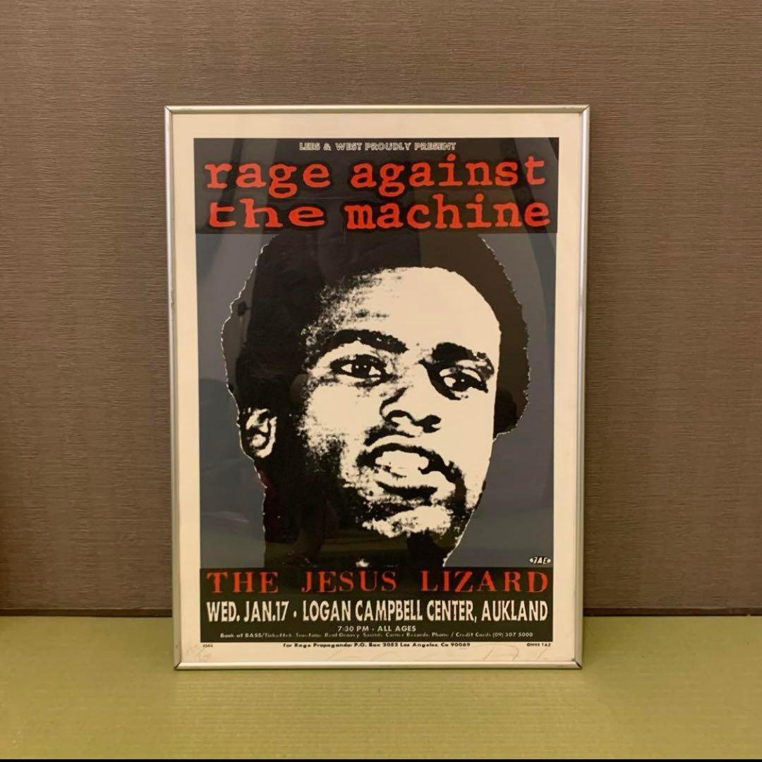[額付] Rage Against The Machine ポスター taz