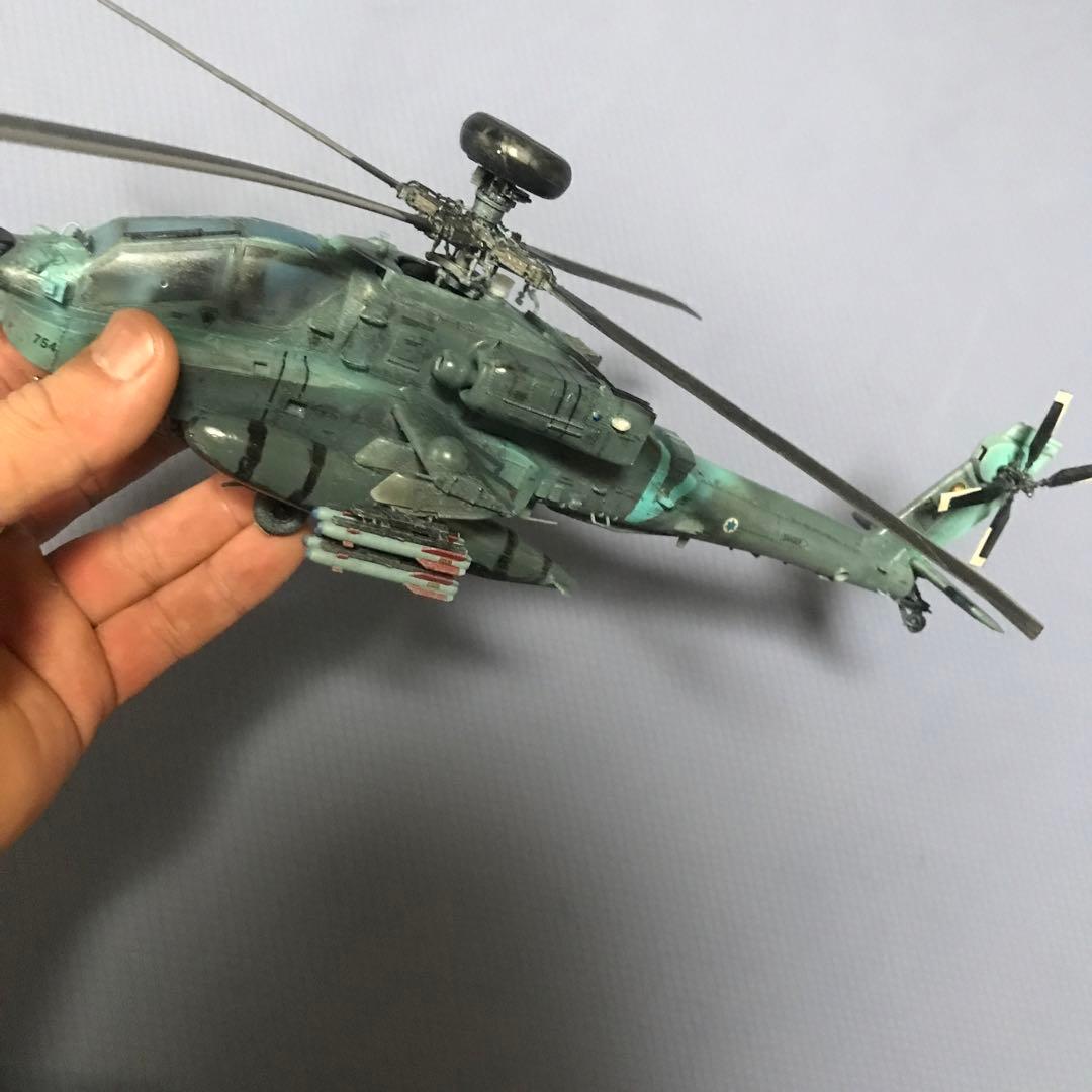 ハセガワ 1/48 Ah64D Saraf 完成品