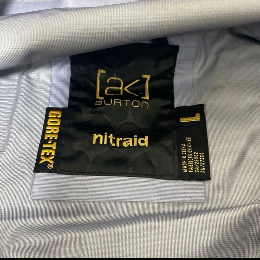 スノーボード Nitraid Burton ak GORE-TEX REAL WEED L