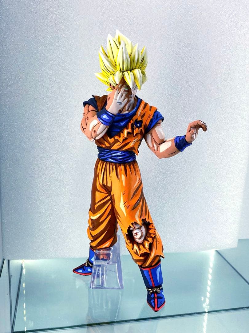 リペイント　二次元彩色　ドラゴンボール　超サイヤ人孫悟空　セル編