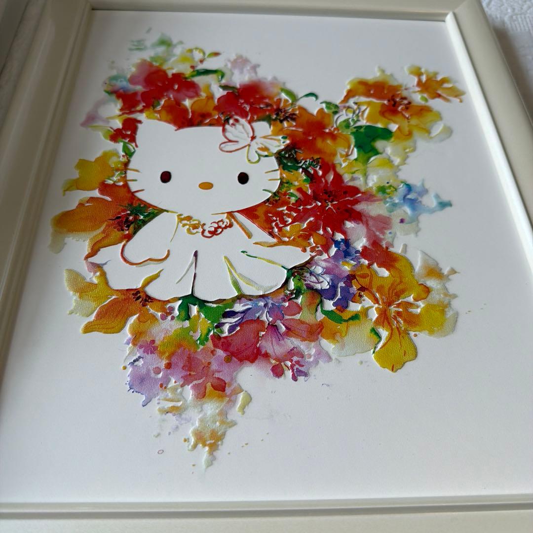 2013年カシオアート　立体的なお花のハローキティ　日本製　日本限定