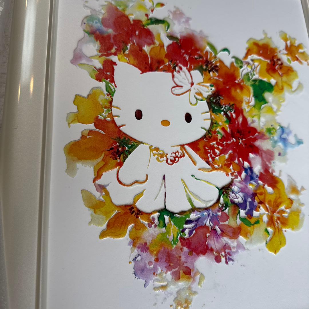 2013年カシオアート　立体的なお花のハローキティ　日本製　日本限定