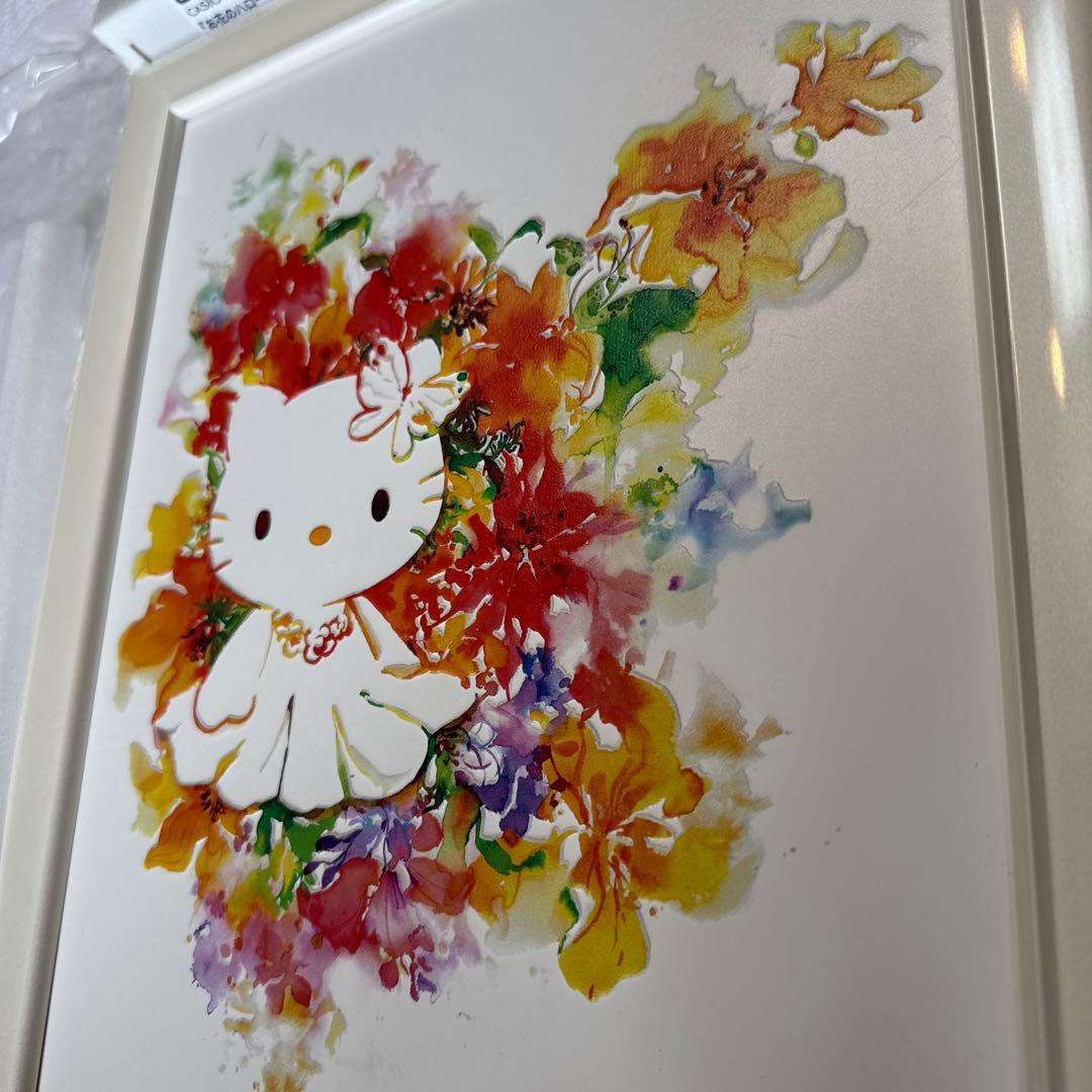 2013年カシオアート　立体的なお花のハローキティ　日本製　日本限定