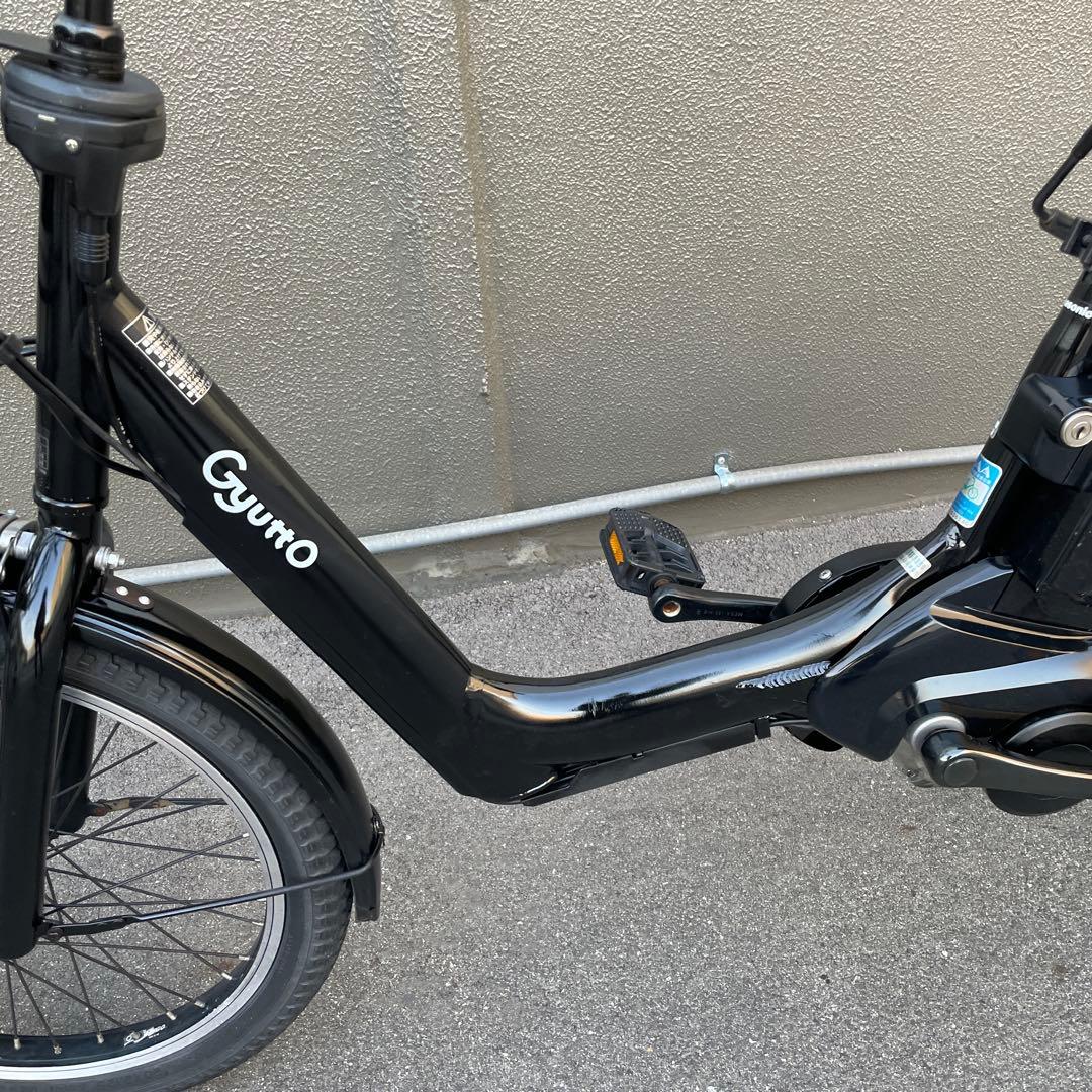 パナソニック電動アシスト自転車20インチ ブラック【引き取り限定】