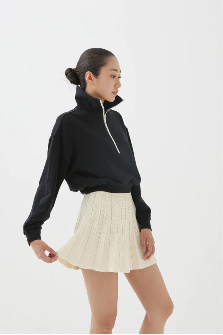 【新品タグ付き】SUIC GOLF ZIPUP SWEATSHIRT 黒 2