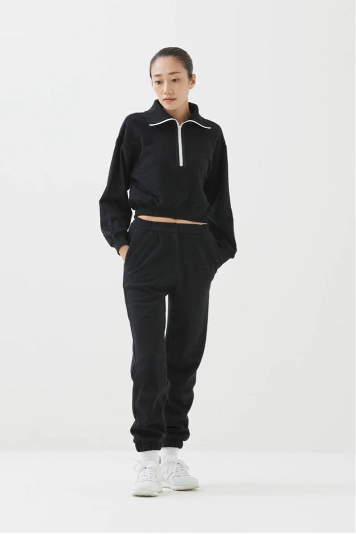 【新品タグ付き】SUIC GOLF ZIPUP SWEATSHIRT 黒 2