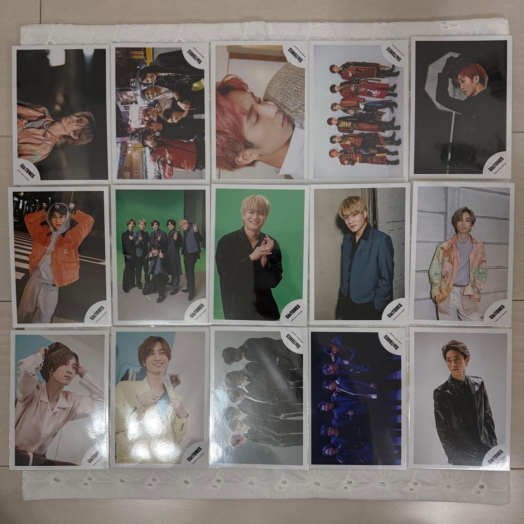 SixTONES 公式写真122枚 フォトセット3種