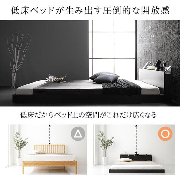 ベッド  セミダブル ポケットコイルマットレス付きds-2246153