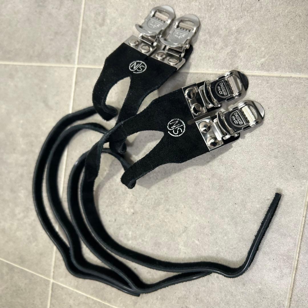 MKS FIT-α スポーツ 2バックル トゥクリップ用ストラップ NJS認定品