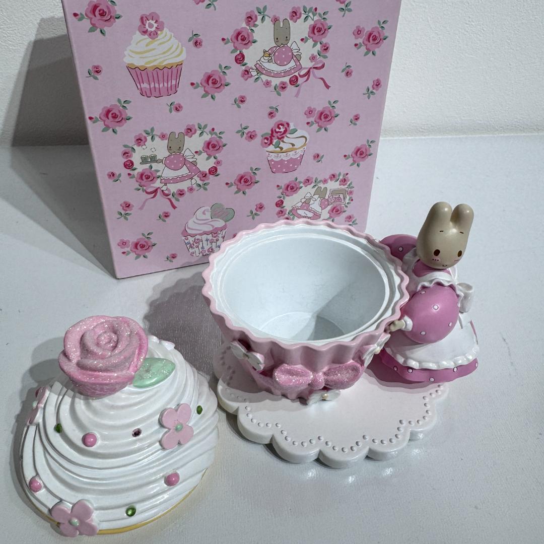 マロンクリーム カップケーキ 小物入れ 陶器