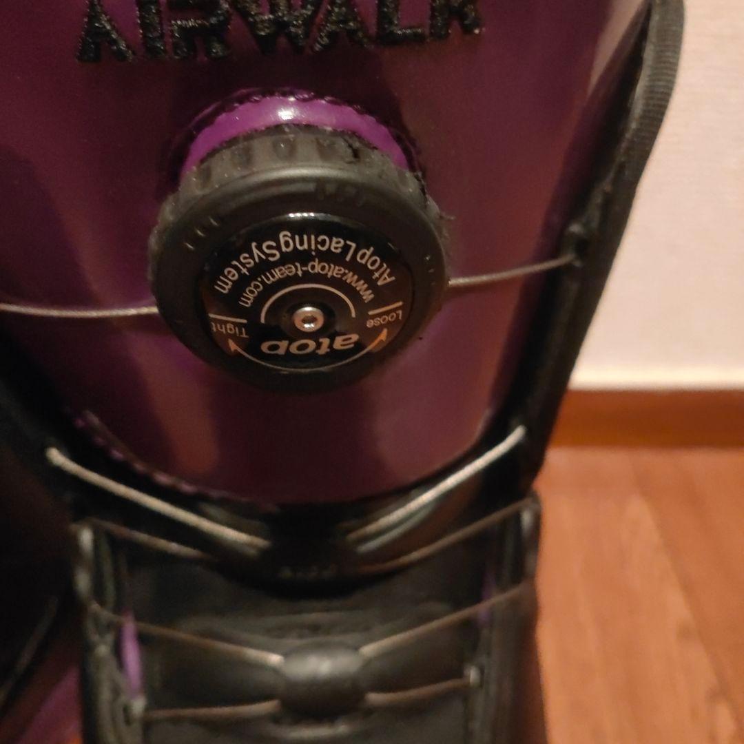 Airwalk スノーボードブーツ ブラック/パープル 27cm