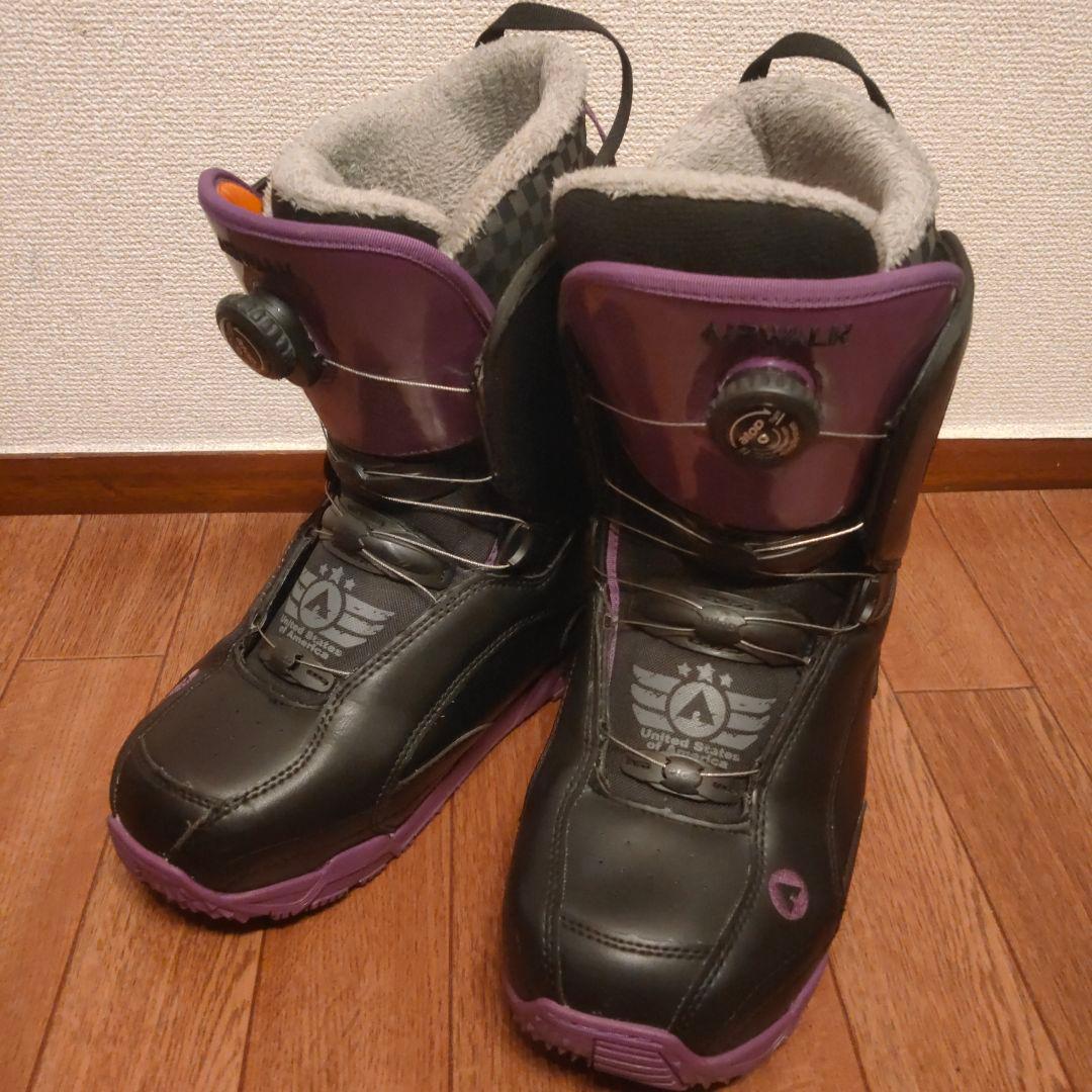 Airwalk スノーボードブーツ ブラック/パープル 27cm