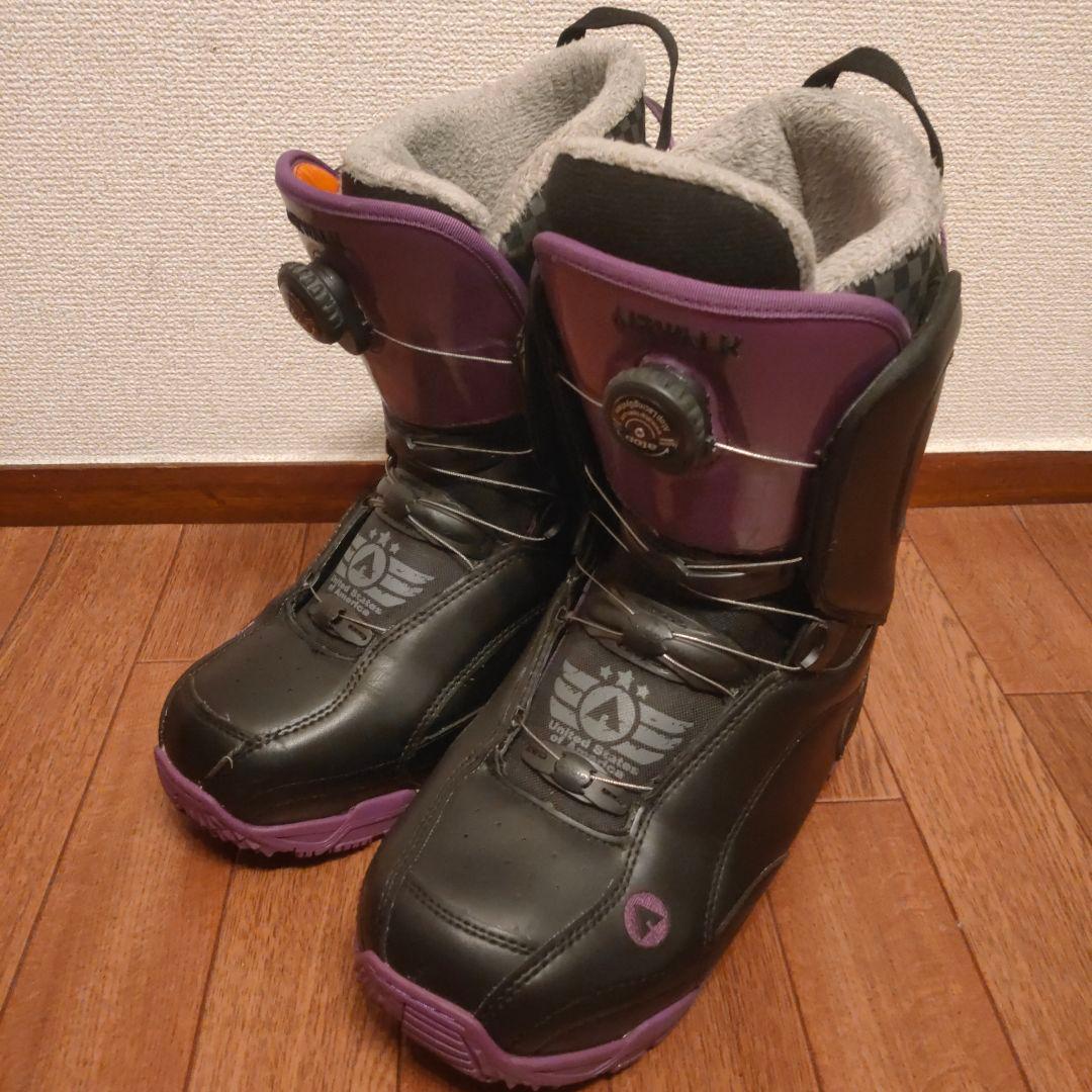 Airwalk スノーボードブーツ ブラック/パープル 27cm