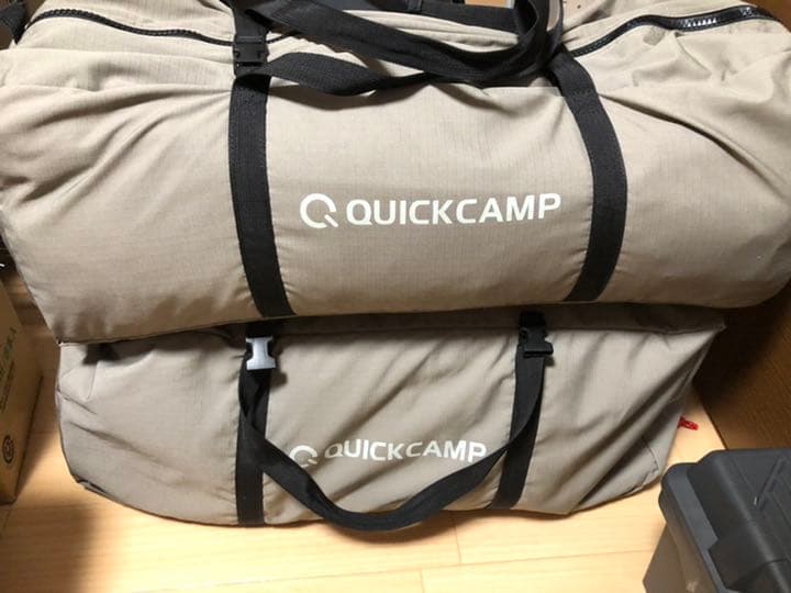 【美品】Quick Canp ワンポールテント　グレー　QC-TCT440