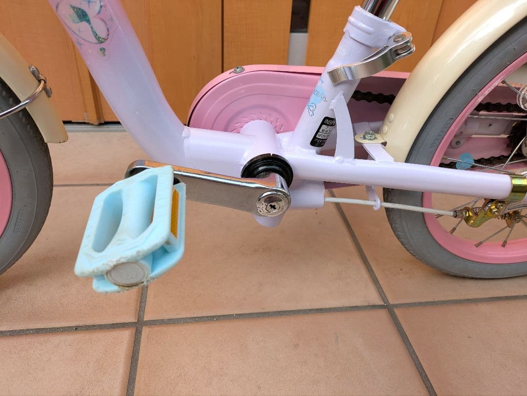 アイデス プリンセス ゆめラブ 16インチ 子供用 自転車 補助輪付き