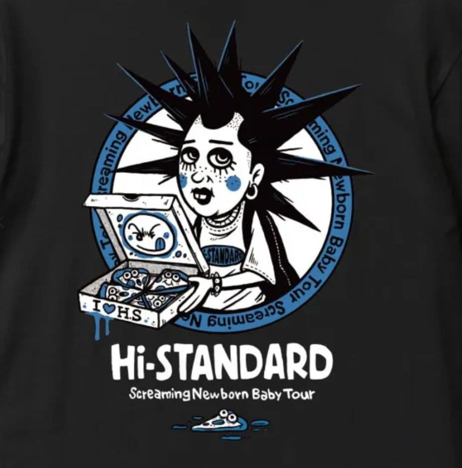 Hi-STANDARD SNB TM Paint L/S Tシャツ XLサイズ