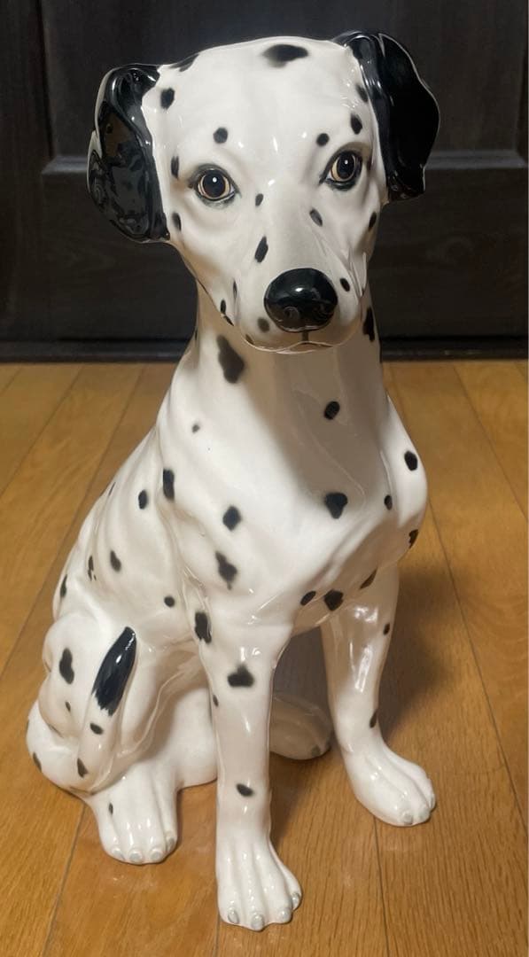 加藤工芸 犬　陶器 置物 手塗り KATO KOUGEI