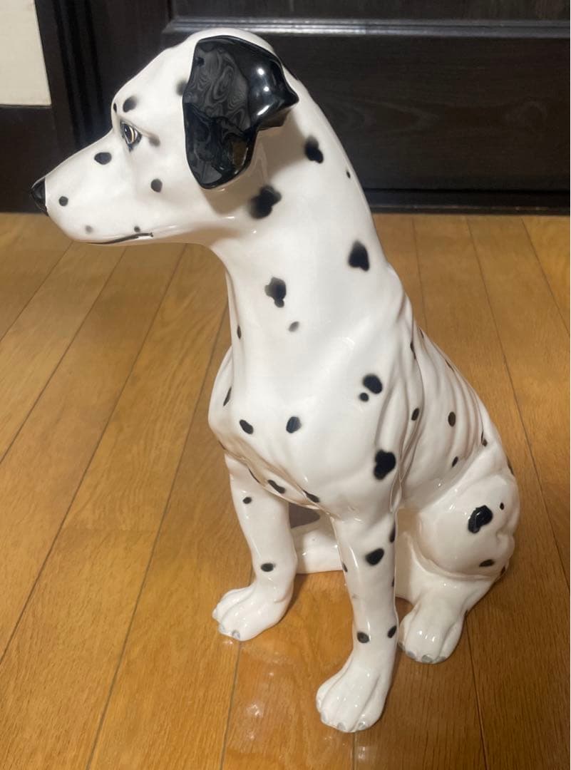 加藤工芸 犬　陶器 置物 手塗り KATO KOUGEI