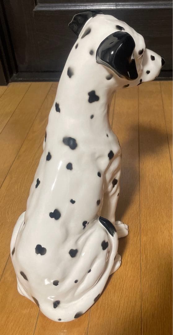 加藤工芸 犬　陶器 置物 手塗り KATO KOUGEI