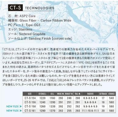 OGASAKA CT-S 158cm 25-26最新モデル新品正規品　カービング