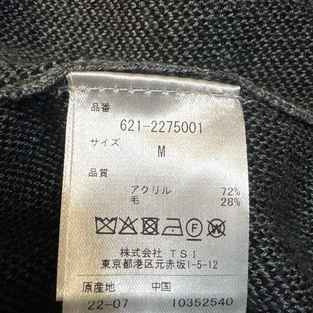 オシャレ PING ダブルジャガードタートルネックセーター