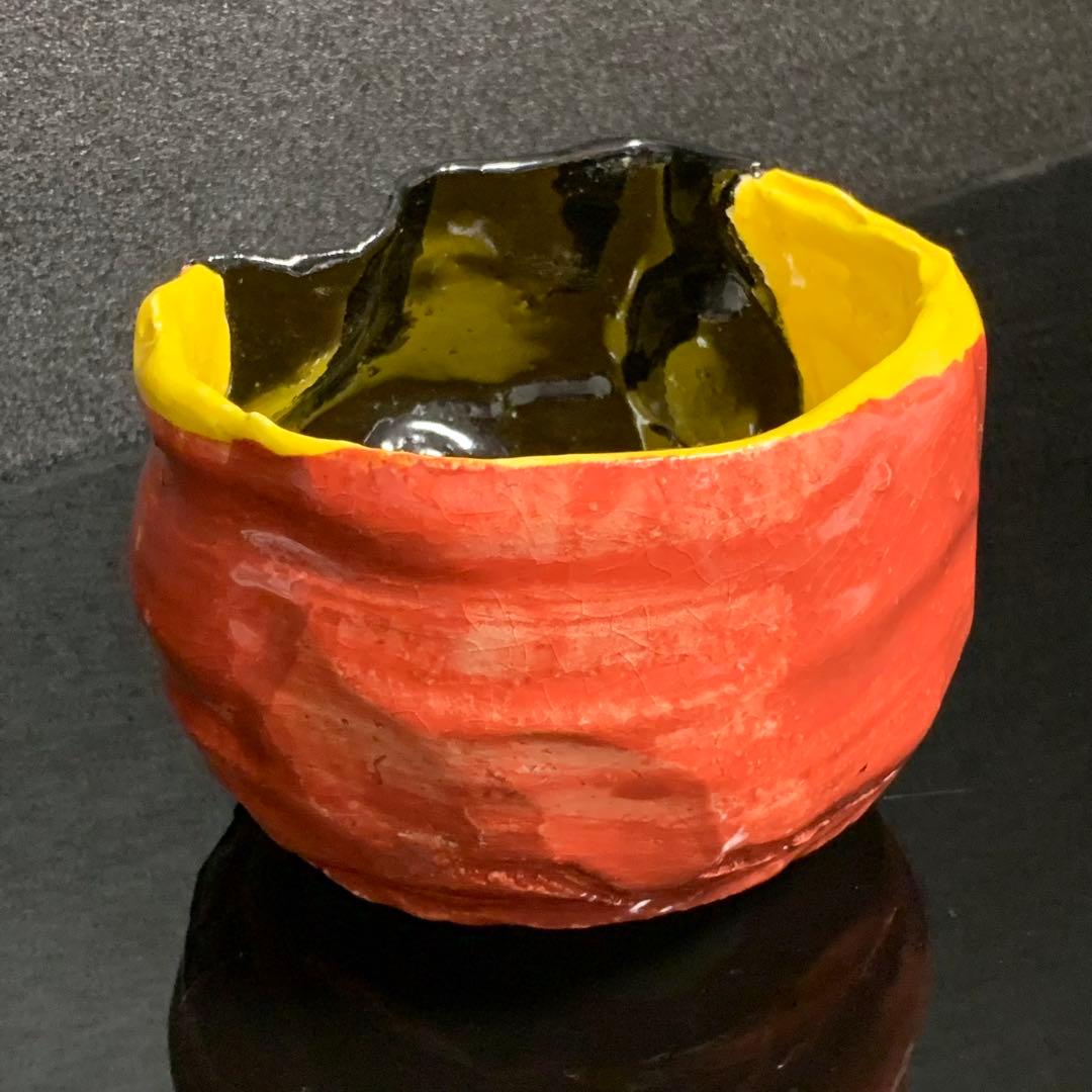 《ヴィンテージ美品レア！》⭐︎ ロスオリベ 茶碗 異色陶芸作家 鈴木五郎 木箱♪⭐︎