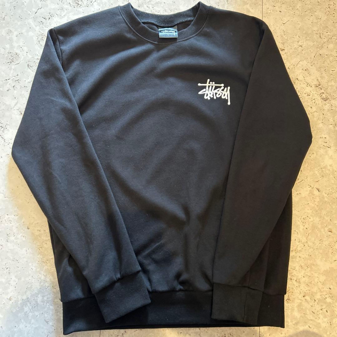 Stussy 8ボールデザイン スウェット Lサイズ ブラック