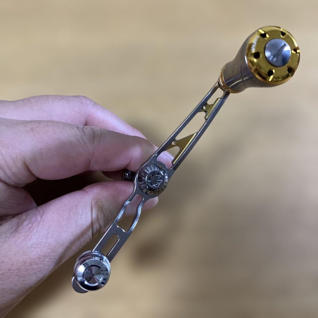 美品　シマノ用　ゴメクサス　ユニオンハンドル　ジュラルミン　スタンドショート