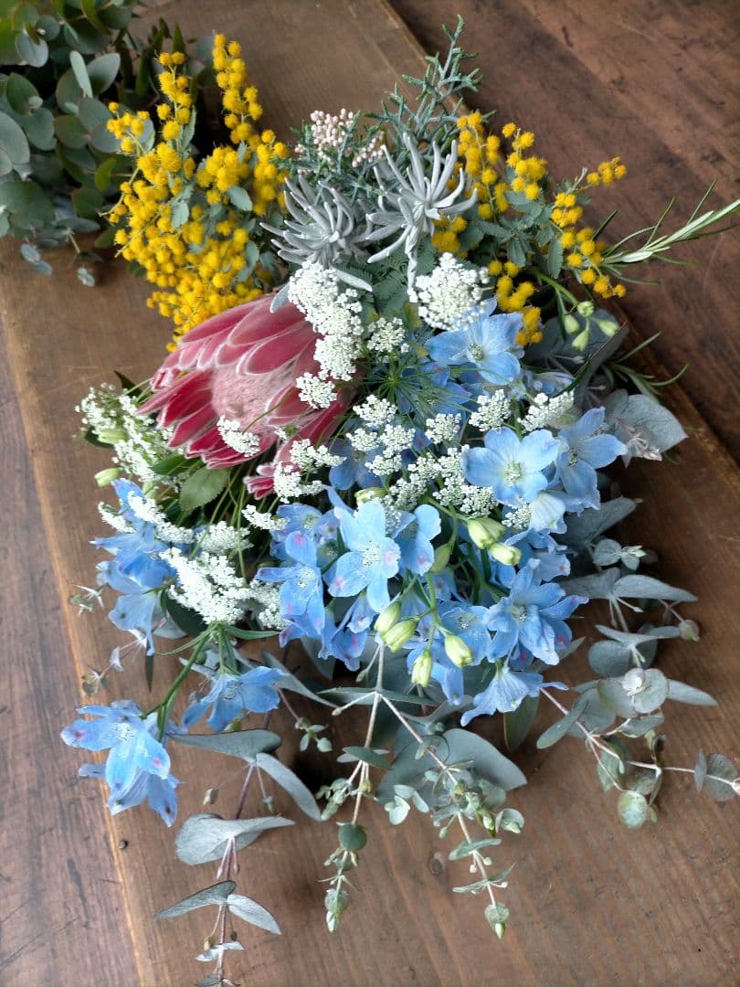 ネイティブドライフラワー 生花 切り花 ボタニカル  スワッグ ハンドメイド