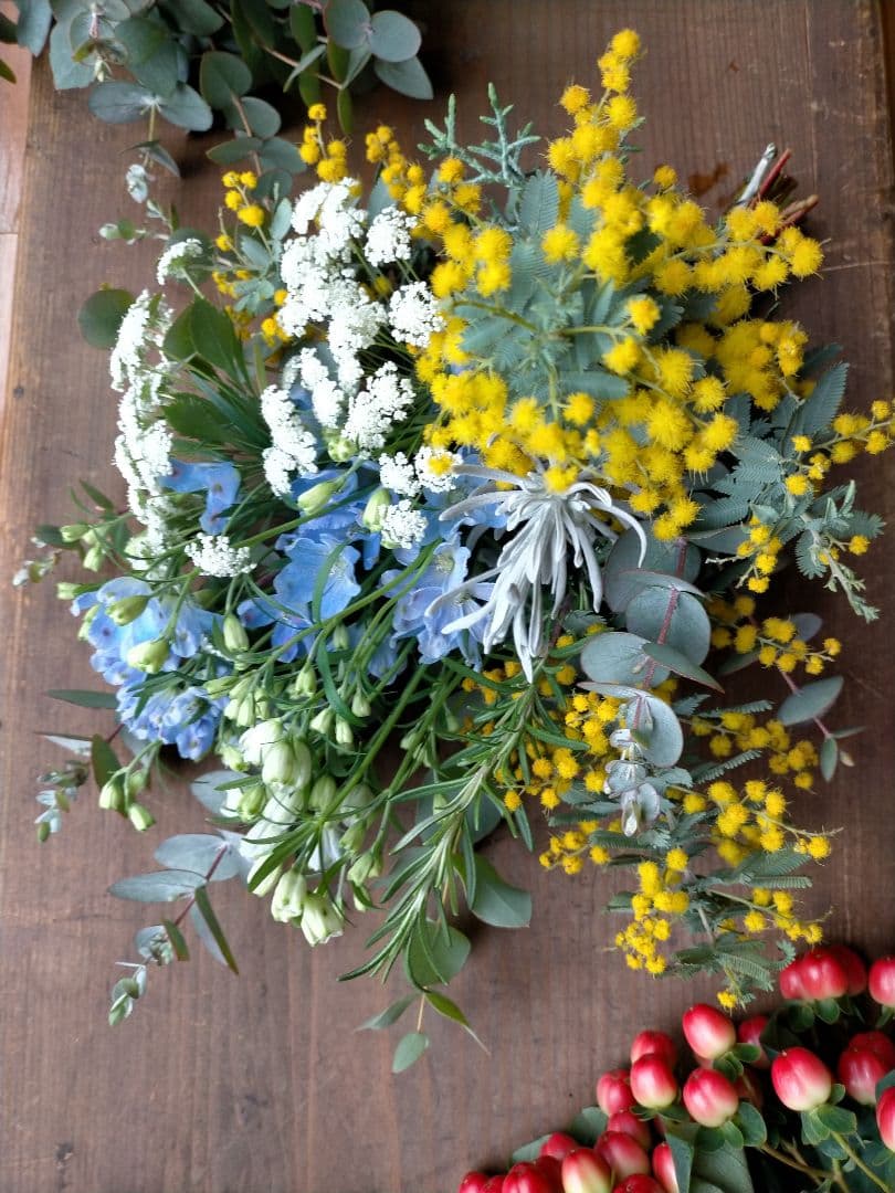ネイティブドライフラワー 生花 切り花 ボタニカル  スワッグ ハンドメイド