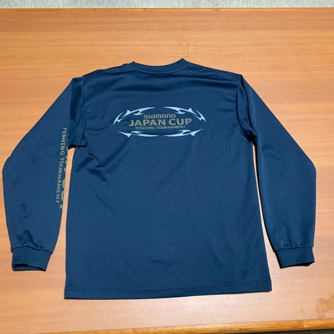 SHIMANO JAPAN CUP Tシャツ Lサイズ ネイビー ブラック