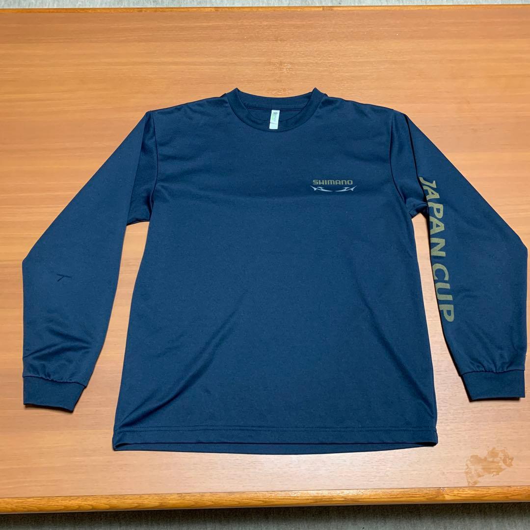 SHIMANO JAPAN CUP Tシャツ Lサイズ ネイビー ブラック
