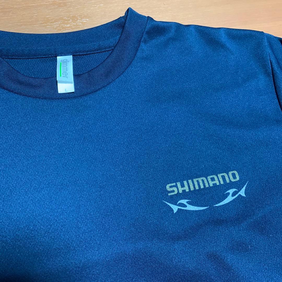 SHIMANO JAPAN CUP Tシャツ Lサイズ ネイビー ブラック