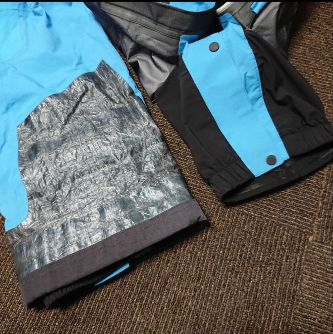送料無料【PeakPerformance】GORE-TEX ビブ 水色 M