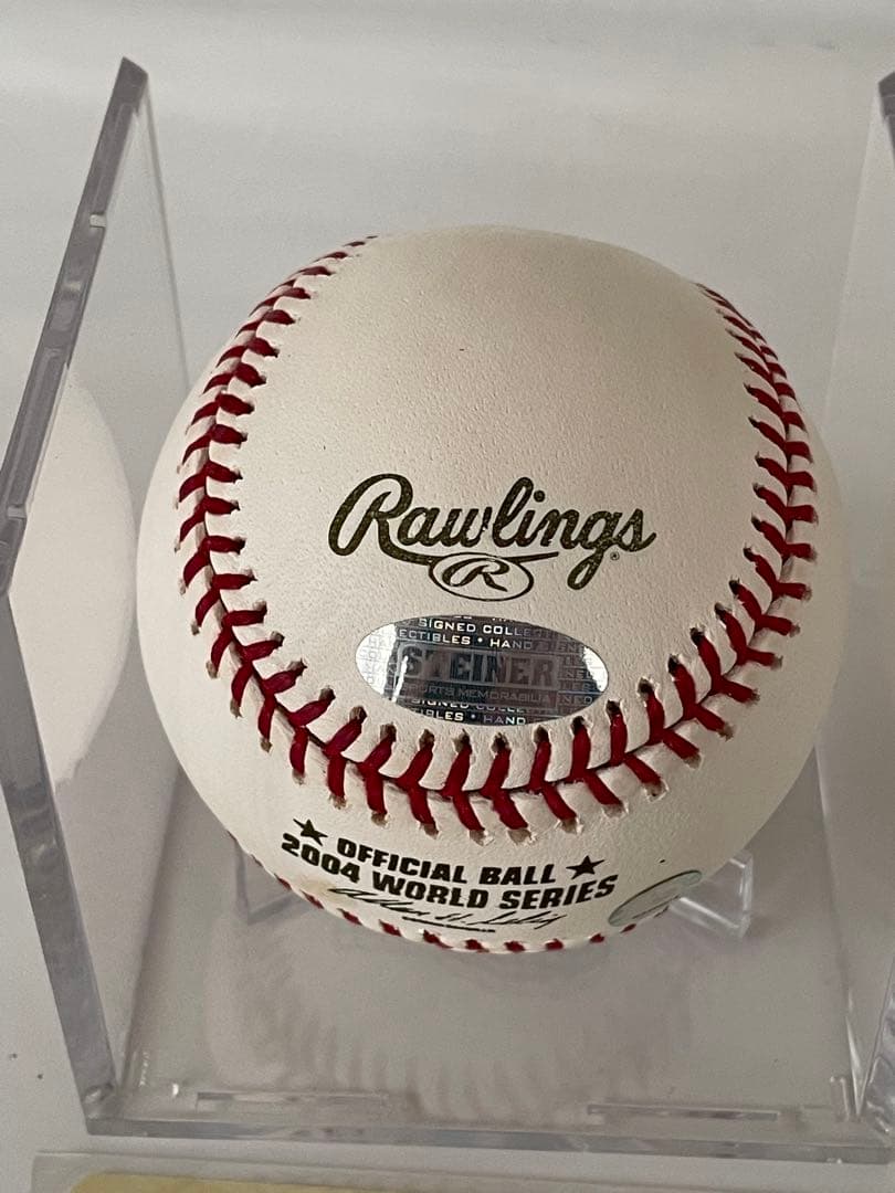 Curt Schilling サイン入り 2004年WS公式ボール