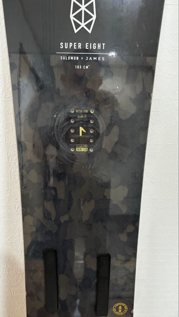SALOMON SUPER8 163 スノーボード ブラック/ホワイト