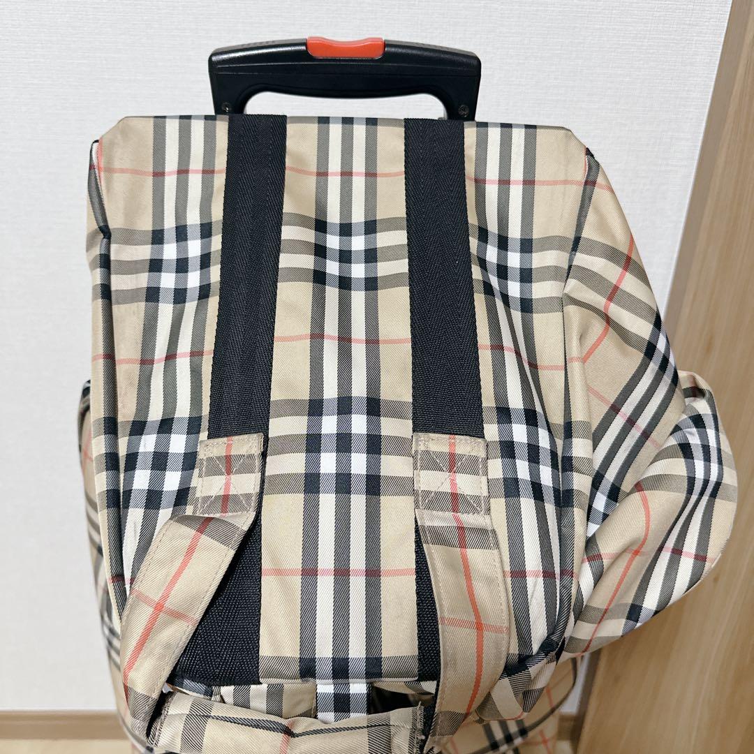 希少 バーバリーゴルフ キャディバッグ トラベルカバー ノバチェック キャリー