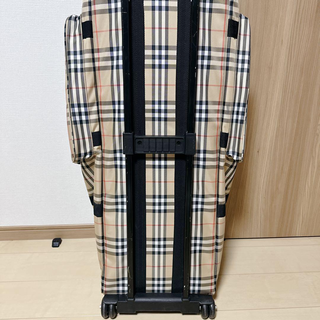 希少 バーバリーゴルフ キャディバッグ トラベルカバー ノバチェック キャリー