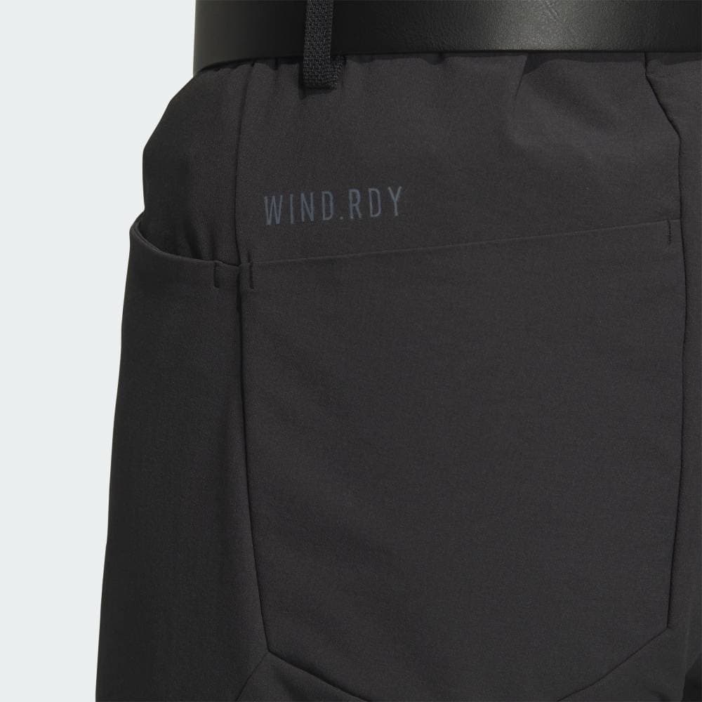 【92】秋冬 定価17,600円 アディダス ゴルフ 防風 アンクルパンツ 黒