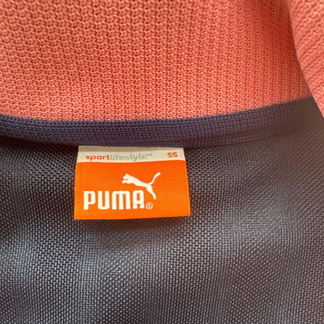【人気カラー】PUMA プーマ　ジャージ　セットアップ　ピンク　ビックロゴ