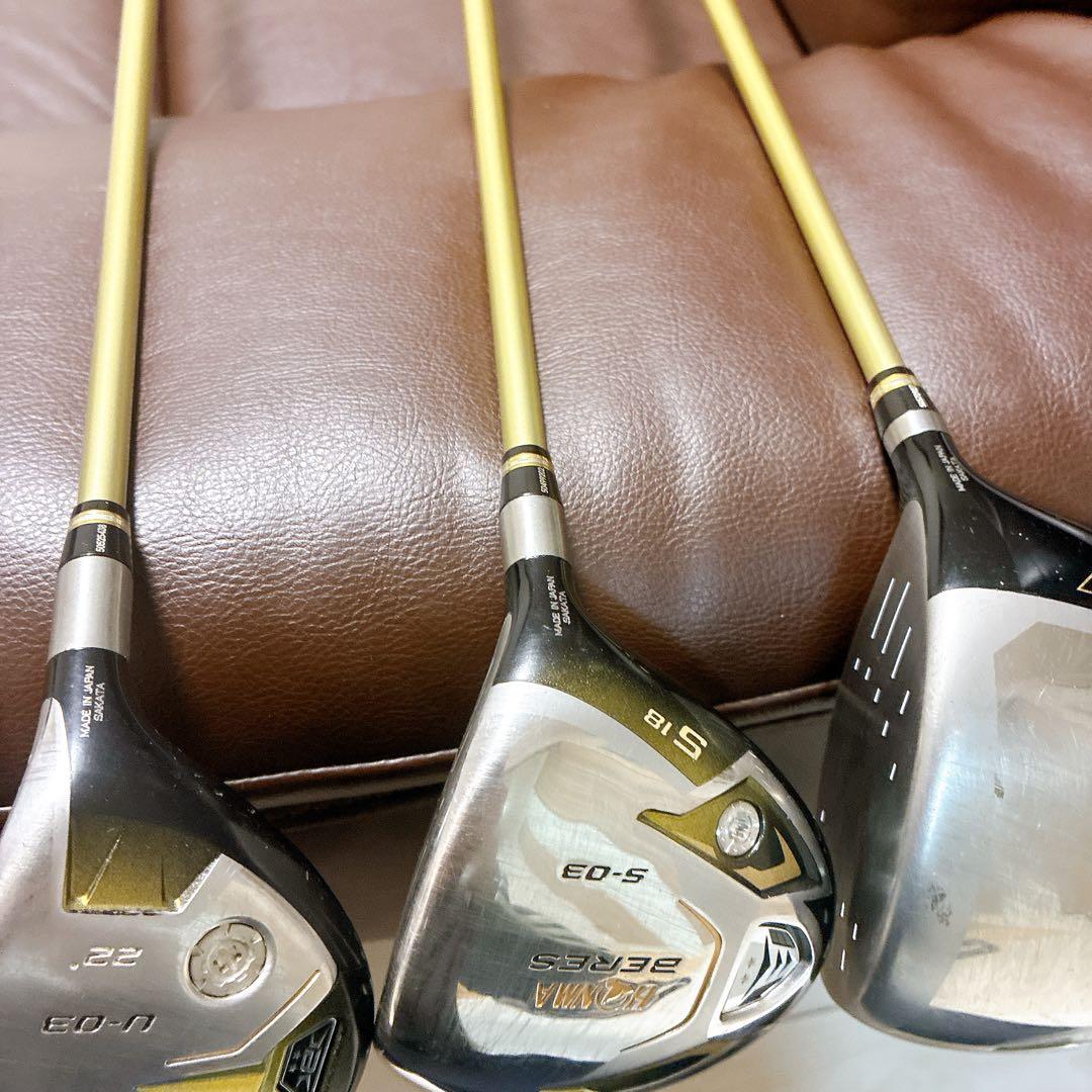 HONMA BERES S-03 2スター 3本セット 1W 5W 5U
