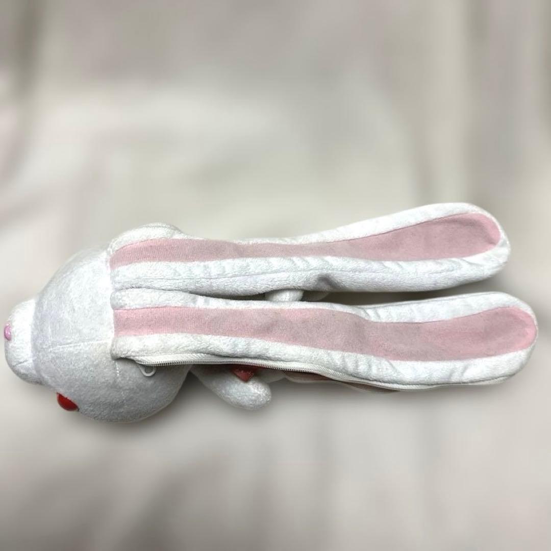 デュアルペンポーチ 白 汎用うさぎ ホワイト チャックスGP グルーミー