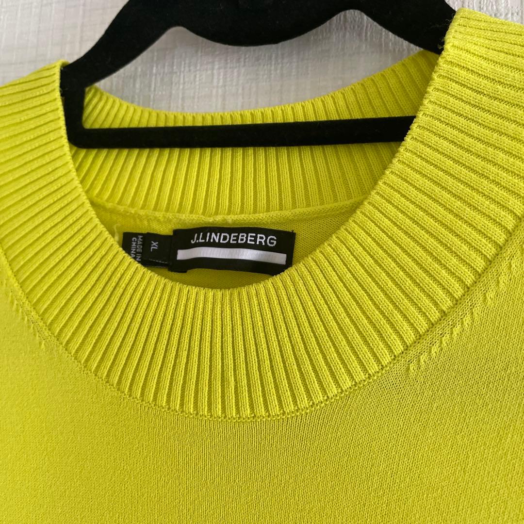 J.LINDEBERG ジェイリンドバーグ 長袖ニットセーター イエロー系