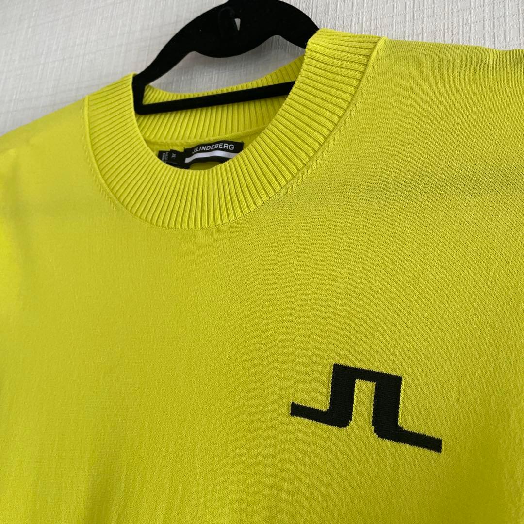 J.LINDEBERG ジェイリンドバーグ 長袖ニットセーター イエロー系
