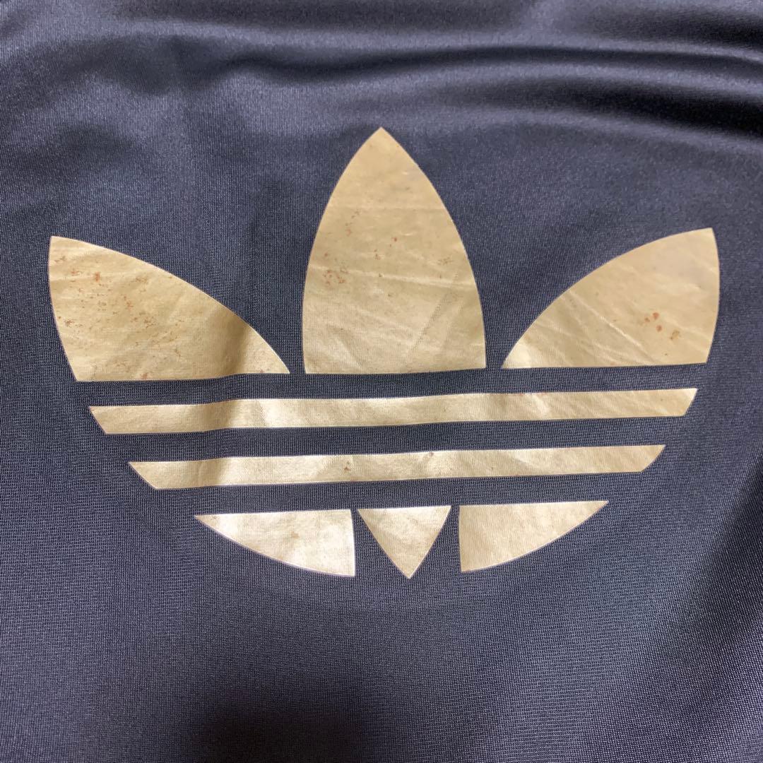 adidas ブラック/ゴールド ジャージ上下セット