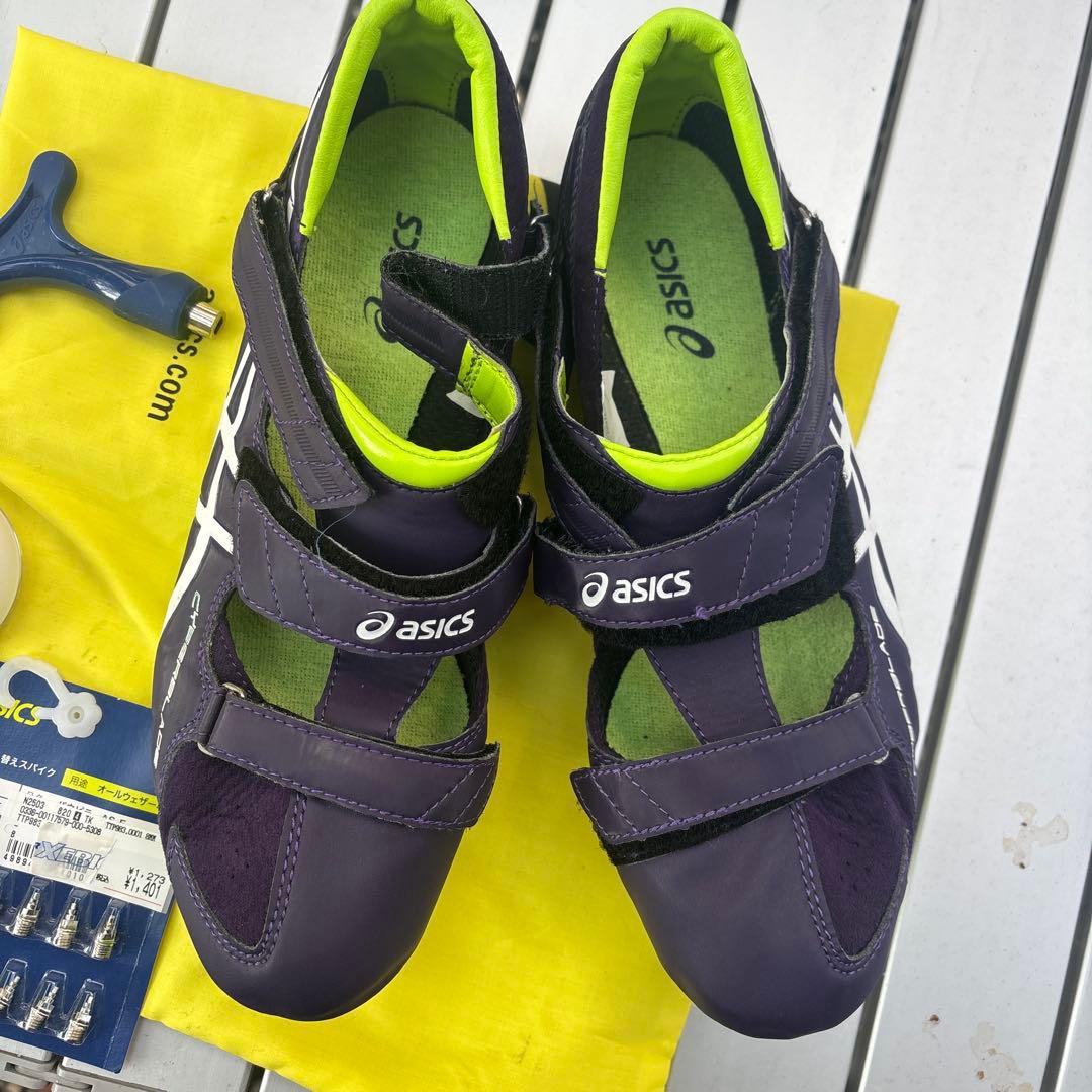 asics CYBERBLADE 陸上スパイク替ピン付き27cm