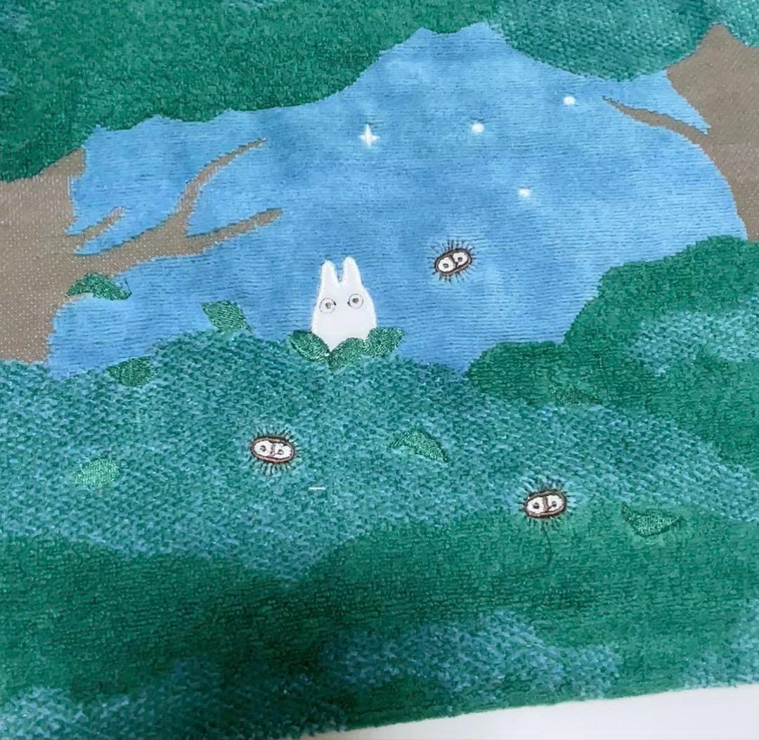 3枚組　となりのトトロ デザインバスタオル 森と夜空の幻想的な風景 コットン