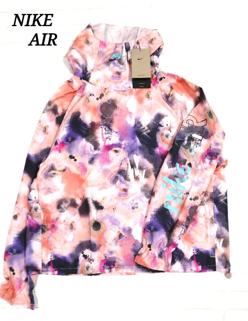 NIKE AIR Lサイズ レディース ランニング プルオーバーフーディーお花