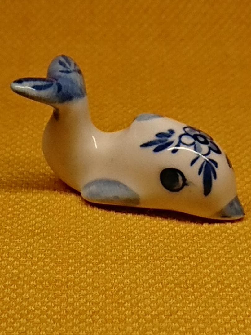 サカナ　魚　イルカ　クジラ　陶器　置物　インテリア　工芸品　美術品　A2977